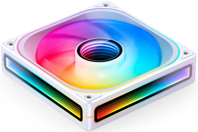 ����� ��� �������/ Case Cooler JONSBO ZB-120WR Reverse (120x120x28mm, 4-pin PWM, ARGB, 65.26CFM, 36.6dBA, 2400RPM, White)