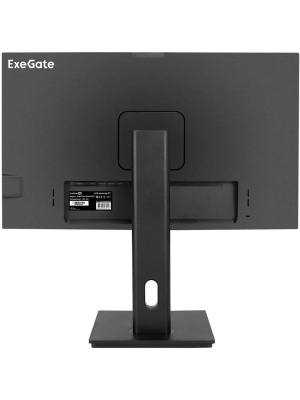 ������� ExeGate 27" EA2707CA SuperView {IPS 2560x1440 75Hz 5ms 16:9 250cd 1000:1 178/178 HDMI DisplayPort USB webcam AudioOut HAS pivot} [EX298883RUS]