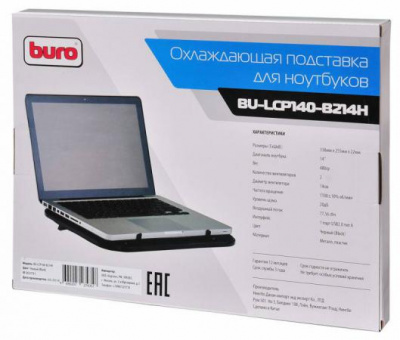 ��������� ��� �������� 14" Buro BU-LCP140-B214H ������/������� 1100��/��� 20db ������
