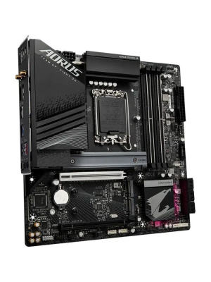 ����������� ����� Gigabyte Z790M AORUS ELITE AX Soc-1700 Intel Z790 4xDDR5 mATX AC`97 8ch(7.1) 2.5Gg RAID+HDMI+DP