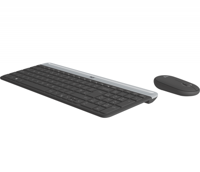 �������� (���������� + ����) Logitech Slim Wireless Keyboard and Mouse Combo MK470 GRAPHITE
