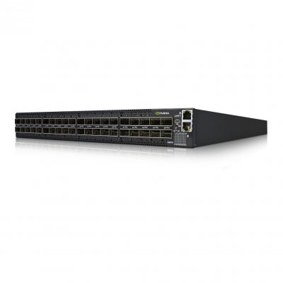 ���������� Infiniband Mellanox Quantum(TM) MQM8700-HS2F HDR InfiniBand Switch, 40 QSFP56 ports, 2 Power Supplies (AC), x86 dual core, standard depth, P2C airflow, Rail Kit