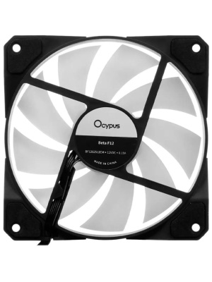 ���������� ��� ������� Ocypus Beta F12 BK ARGB, 120x120x25mm, 3-PIN, 800-1600 RPM, 29 DBA MAX, HYDRO BEARING