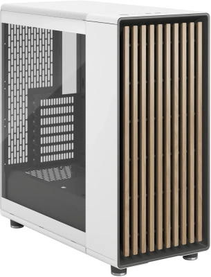 ������ �� ��� ����� ������� Fractal Design North Chalk White TG Clear