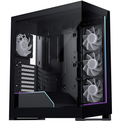 ������ PHANTEKS NV5S Black, Digtial RGB Lighting, 4x120mm ARGB Fan, ��� ��, Tempered Glass, Mid-Tower / PH-NV523s_DBK01