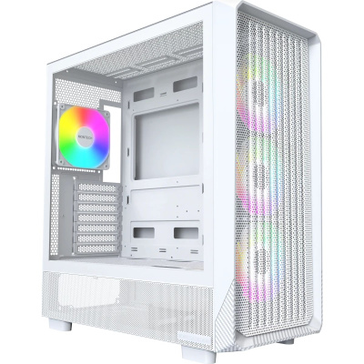 ������ Montech X5 White / ATX / 4x140mm ARGB fans / X5 (W)