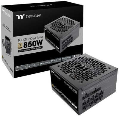 ���� ������� Thermaltake ATX 850W Toughpower GT Gen.5 80+ gold, 140��, ������, retail PS-TPT-0850FNFAGE-3
