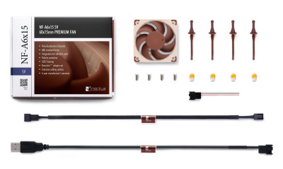 �e�������� ��� ������� Noctua NF-A6x15 5V (NF-A6x15 5V) - 60mm, 3500 ��/���, 19.8 ��, 3-pin