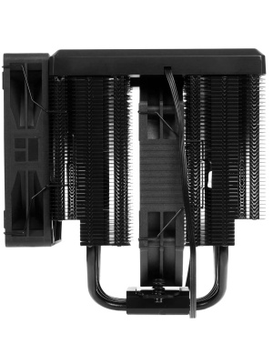 ����� ��� ���������� Thermalright Peerless Assassin 140 Digital Black (4-pin PWM, 165mm, Ni/Cu, 6x6mm, 1x120mm + 1x140mm, 82.CFM, 29.6dBA, 1850RPM, S: 1200, 1700, 1851, 115X, 2011, 2066, AM4, AM5, black)