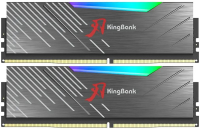 ������ ������ Kingbank DDR5 32GB (2x16Gb) 6000MHz Black Heatsink RGB 5.01.FL05ED9401