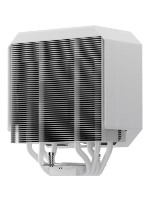 ����� upHere UP1TC4C White ARGB / 4HPx6mm, 230W TDP, single tower, 1x120mm ARGB fan, 600-1650RPM, 68 CFM, 25dBA / UP1TC4C