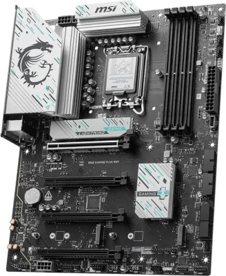 ����������� ����� MSI B860 GAMING PLUS WIFI, Socket-1851, Intel B860, ATX, Ret