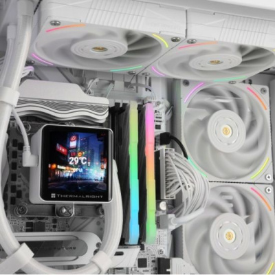 ������� ����������� ���������� Thermalright Frozen Vision 240 White, �������� 240 ��, 2150 ��/���, 27 ���, PWM, ����� (F-VISION-240-WH)