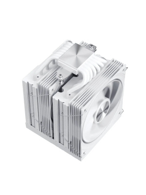 ����� 1STPLAYER FROST BITE FB12DS-7 White / 7HPx6mm, dual tower, 270W TDP, 2x120mm fans, 800-2300 RPM, 70.15 CFM, 34.8 dBA / FB12DS-7-WH
