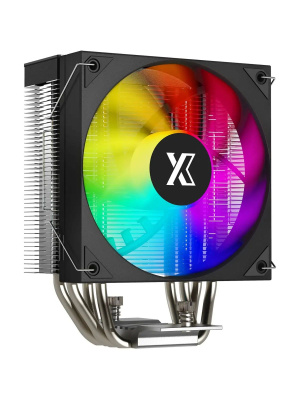����� XASTRA AR400 ARGB Basic LGA1851/1700/1200/115X/AM5/AM4 (TDP 220W, 4 ����.������ , PWM FAN ARGB 120mm ) RET
