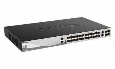 ����������� L3 ����������� ���������� D-Link DGS-3130-30S/B1A  � 24 ������� 1000Base-X SFP, 2 ������� 10GBase-T � 4 ������� 10GBase-X SFP+