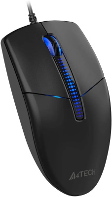 ���� ��������� A4Tech N-530S black (����������, silent, USB, 3but, 1200dpi) (N-530S)