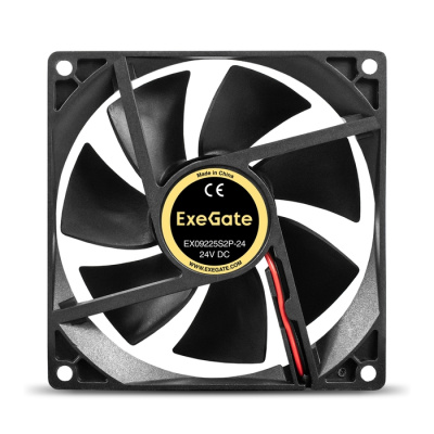 ���������� ExeGate EX09225S2P (92x92x25 ��, Sleeve bearing (��������� ����������), 2pin, 2100RPM, 25dBA)