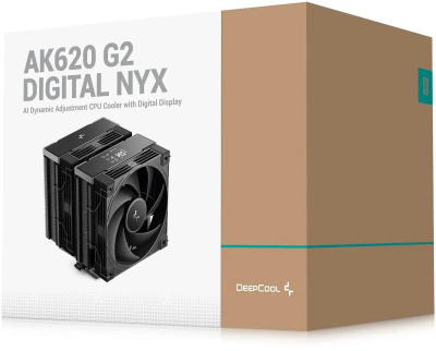����� ��� ���������� DeepCool AK620 G2 Digital NYX, LCD, 4-pin, 120��, ������, retail