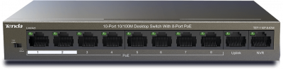 ���������� TENDA TEF1110P-8-63W 10PORT 100M 8POE