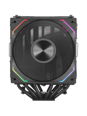 ����� 1STPLAYER F.A.S.T. FT12DSL-6 Black / 6HPx6mm, dual tower, 275W TDP, 2x120mm ARGB fans, 600-2000 RPM, 57.56 CFM, 38.21 dBA / FT12DSL-6-BK