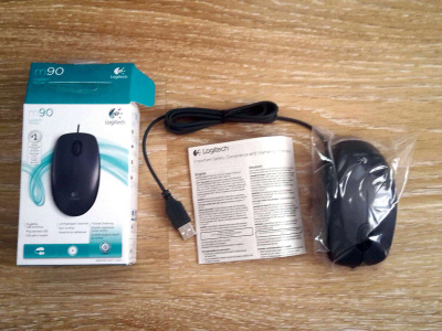 ���� Logitech M90 Grey USB Mouse (910-001794 / 910-001793)
