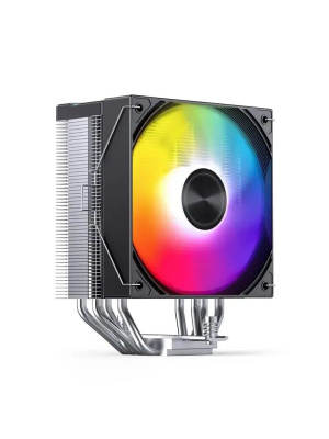 ����� ��� ���������� JONSBO CA40 ARGB (225W, 4-pin PWM, 157mm, Al/Cu, 4x6mm, ARGB, 1x120mm, 69.61CFM, 32.6dBA, 1800RPM, S: 1851/1700/1200/115X,AM4/AM5 Black)