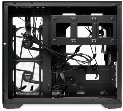 ������ �� ��� ����� ������� HSPD F330, Panoramic Mini-tower, Black, F330-TGBK-ARGB