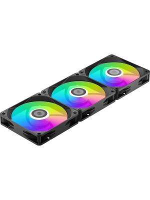 ������� ���������� PCCooler DA360 V2 ARGB BK (300W, 360mm, Black, ARGB/ Fans: 3x120mm, 80.74FM, 36.5dBA, 2000RPM/ Pump height 54.3mm, 15dBA, 2600RPM, Rad thickness 27mm/ S: 1851, 1700, 1200, 115X, AM5, AM4)
