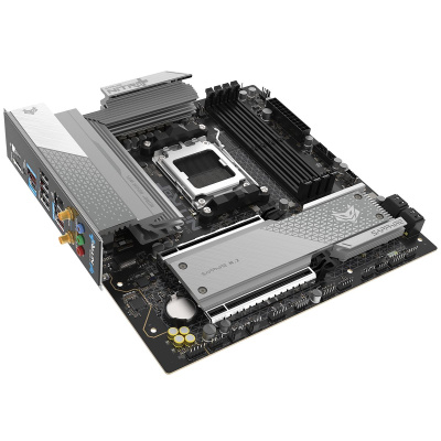 ����������� ����� Sapphire B850M NITRO+ WIFI, Socket AM5, AMD B850, mATX, Ret (52123-01-40G)