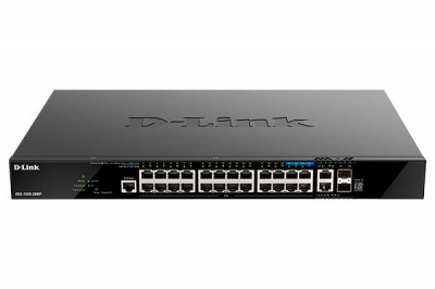����������� L3 PoE-���������� D-Link DGS-1520-28MP/A1A, ����, 20x1000Base-T, 4x2.5GBase-T, 2x10GBase-T, 2x10GBase-X SFP+