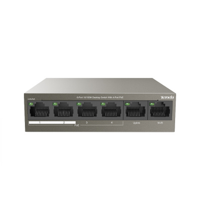 ���������� TENDA TEF1106P-4-63W 6PORT 100M 4POE