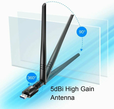 ������� ������� Wi-Fi Cudy WU1400 AC1300 USB 3.0 (���.����.������.) 1���.