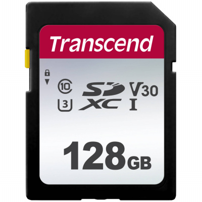 ����� ������ 128Gb Transcend SDXC Class 10 V30 (TS128GSDC300S)