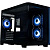 ������ XASTRA QR600M 3ARGB C10-UC Black mATX/Aquarium/Curve Glass /Led Strip/3x120mm ARGB PWM FM fans/ Argb+PWM HUB 10port /Type-C/ QR600M-3FM12A-C10-UC-L