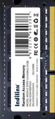 ������ ������ ��� �������� SODIMM 4GB DDR3-1600 IND-ID3N16SP04X INDILINX