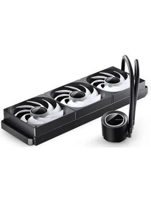 ������� ����������� ���������� JONSBO TG-420 ARGB Black (300W, 420mm, Black, ARGB/ Fans: 3x140mm, 93.73CFM, 36.2dBA, 1800RPM/ Pump height 54.55mm, 30dBA, 2400RPM, Rad thickness 54.5mm/ S: 1851, 1700, 1200, 115X, AM5, AM4)