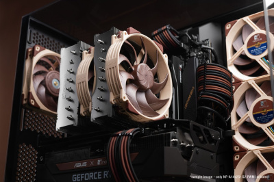 �e��������� ��� ������� Noctua NF-A14x25r G2 PWM Sx2-PP (NF-A14x25r G2 PWM Sx2-PP) - 140mm 2 ��, 1500 ��/���, 24.8 ��, 4-pin PWM
