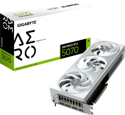 ���������� Gigabyte NVIDIA GeForce RTX 5070 Aero OC 12Gb (GV-N507TWF3-16GD 1.0) Ret