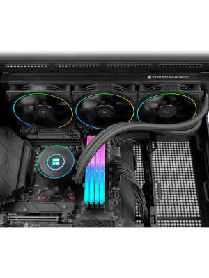 ������� �������� ���������� Thermalright Aqua Elite 360 V5 ARGB Black / Black / 3x120mm ARGB PWM Fans / TRAE360V5AB