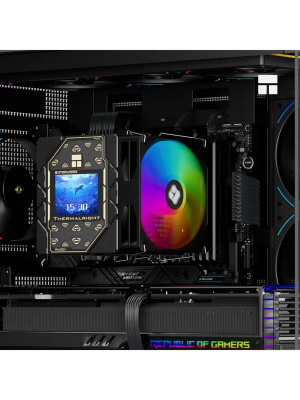 ����� Thermalright Peerless Assassin Vision 120 MAX ARGB Black LGA115X/1200/1700/1851AM4/AM5 (Dual Tower, 2x120mm ARGB PWM Fan, ������ ���������, 6 ����. ������ 6��) / TRPA120VMAB