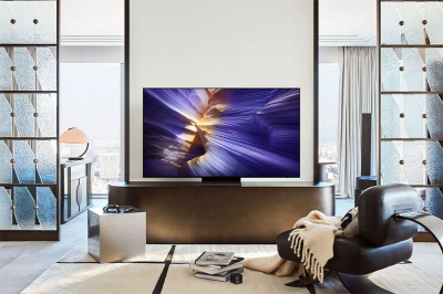 ��������� Samsung 65" OLED S90F 4K QE65S90FAEXRU, 120 ��, Smart TV