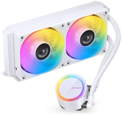 ������� ����������� ���������� Jonsbo TG-240 ARGB White, 4-pin, ARGB, 120��, �����, retail