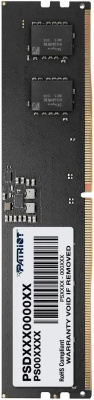 Memory Module PATRIOT Signature Line DDR5 ����� ����� ������ 32�� Module capacity 32�� ���������� 1 5200 ��� ��������� ������� ���� 42 1.1 � PSD532G52002