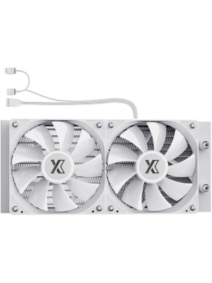 ������� �������� ���������� XASTRA LP240 ARGB WH LGA1851/1700/1200/115X/AM5/AM4 ( 2x120, ARFB fan and PUMP, TDP 265W, white) RET