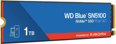 ���������� SSD 1TB WD Blue SN5100, M.2 2280, PCI-E 4.0 x4 (WDS100T5B0E)