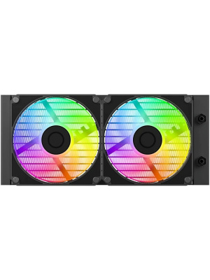 �������� �������� ���������� ID-COOLING SL240 V2 LGA1954/1851/1700/1200/115X/AM5/AM4 (TDP 300W, PWM, LCD Display, DUAL ARGB FAN 120mm) RET