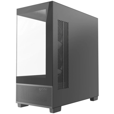 ������ Powercase Vision Micro S3B, Tempered Glass, Type-C, 3x 120mm ARGB PWM Fan, ������, mATX  (CVMMSB-A3)