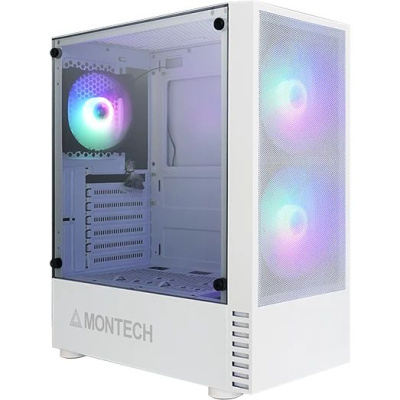 ������ Montech X2 MESH White / ATX / 2x140mm, 1x120mm FRGB fans / X2MESHW