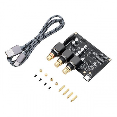 ����� ������������ Khadas Tone Board VIMs Edition Hi-Res Audio Board, Hi-Fi, XMOS, ES9038Q2M, GPIO Header